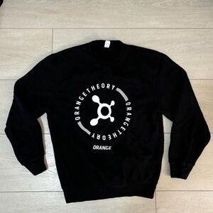 Black OrangeTheory crewneck sweater size M
